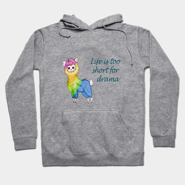 Lama Unicorn Hoodie by cabrio50